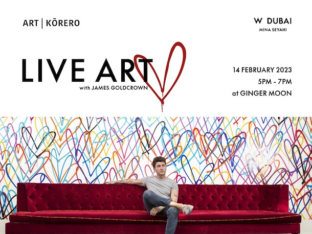 Live art with James Goldcrown 